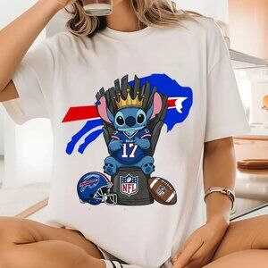 Buffalo Bills Stitch King Football NFL Football T Shirt 81